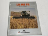 Allis-Chalmers L2 M2 F2 Gleaner Combines brochure. AED 833-8201