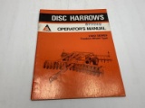 Allis-Chalmers Disc Harrows 573262 Operators Manual 2300 Series Tandem Wheel Type