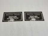2- Allis Chalmer New 7010 feature attraction mini pamphlets. AED 655-7907