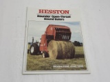 Hesston- Rounder Open-Throat Round Balers Models 5580,5540, 5500 brochure. RB-1-379