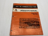 Allis- Chalmers- “Min-Til” Conservation Tool Operator’s Manual Model 1500 Pull Type.
