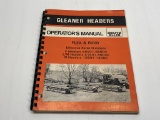 Allis-Chalmers- Gleaner Headers Operator’s Manual Flex & Ridge. Part No. 71337328