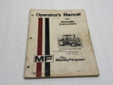 Massey Ferguson Operator’s Manual and Assembly Instructions MF 2675/2705 Tractors