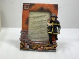 Vanmark- Red Hats of Courage Fireman’s Prayer Picture Frame