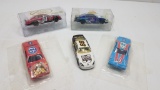 Assortment of 5 collectable race cars