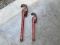 2 Pipe Wrenches