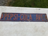 Promotional Pepsi-cola Ave. Sign