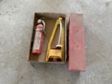 Fire Extinguisher, Sprinkler, 3 Yield Triangles