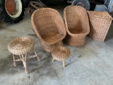 Set Of Woven Furniture