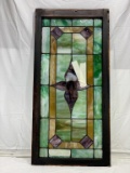 Stained Glass Window; 24in X 50in X 1 1/2in