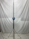 light blue lightning rod; 65in tall