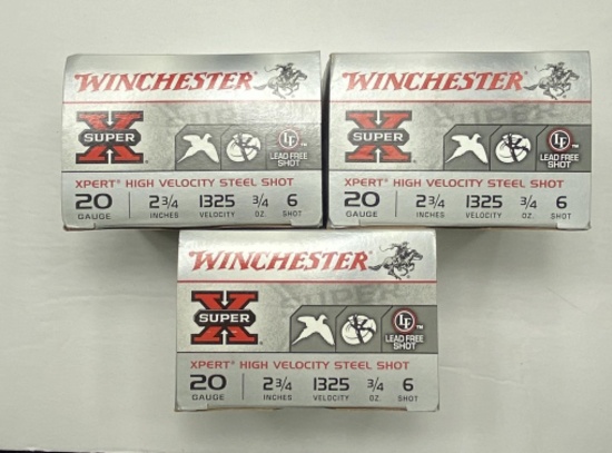 Winchester Super X 20 Gauge High Velocity Steel Sh