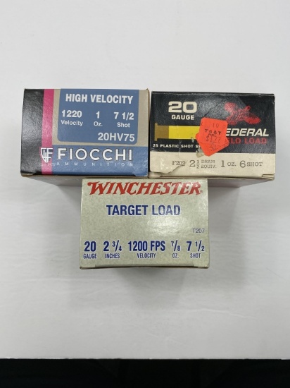 Fiocchi, Winchester & Mixed Remington Peters & Fed