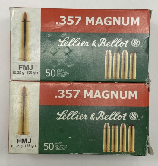 Sellier & Bellot .357 Magnum FMJ