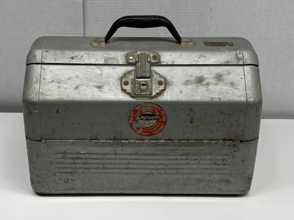 Vintage Steel Tackle Box by Simonson Metal Products Company 