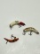 (3) Flat Fish Lures