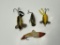 (1) Vivif & (3) Vintage Fishing Lures