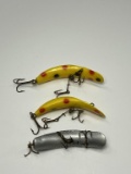 (3) Helin's Flatfish Lures