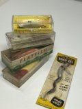 (5) Flatfish, Thin Fin, Mill Run & Whopper Stopper Lures