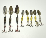 (8) Vintage Toni Spinner Lures