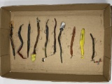 (10) Vintage Worm Lures