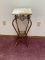 Antique End Table with Marble Top