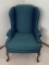 Antique Four Legged Wingback Chair