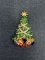Christopher Radko Christmas Tree Brooch