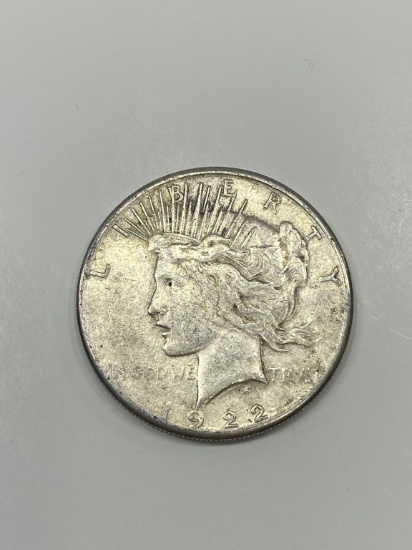 1922 S Peace Dollar