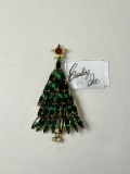 Eisenburg Ice Rhinestone Christmas Brooch