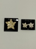 Eisenberg Ice Brooch & Earring Set