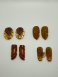 Bakelite Clip Earrings