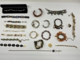 (19) Costume Jewelry Bracelets