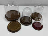 Set of Display Glass Domes