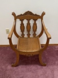 Antique Wooden Chair J.S.Ford, Johnson & Co