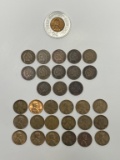 (13) Indian Heads & (19) Wheat Pennies