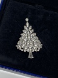 Swarovski Tree Brooch