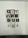 (12) Christmas Tree Brooch's