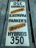 Parker's Hoosier Hybrids 350 Cardboard Sign - Folds in Half