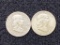 (2) 1948 D Ben Franklin Half Dollars