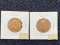 (2) 1960 Pennies (1) 1960 & (1) 1960 D