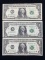 (3) $1 Federal Reserve Note w/ Low Serial Numbers