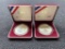 (2) United States Mint Olympic Coins