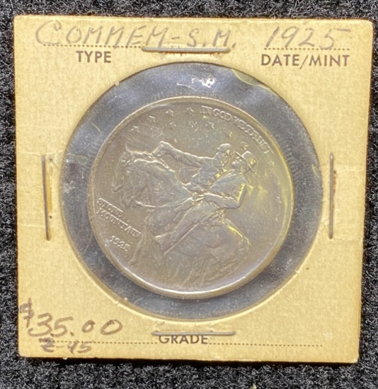 1925 Stone Mountain Memorial Half Dollar