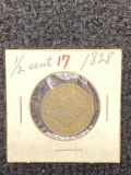 1828 Classic Head Half Cent