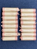 (16) Rolls 1930's, 1940's & 1950's Wheat Pennies