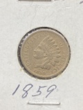 1859 Indian Head Penny