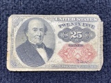 25 Cents Fractional Currency