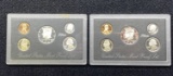 (2) 1992 United States Mint Silver Proof Set