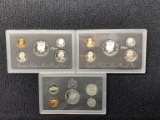 (3) 1992 United States Mint Silver Proof Set